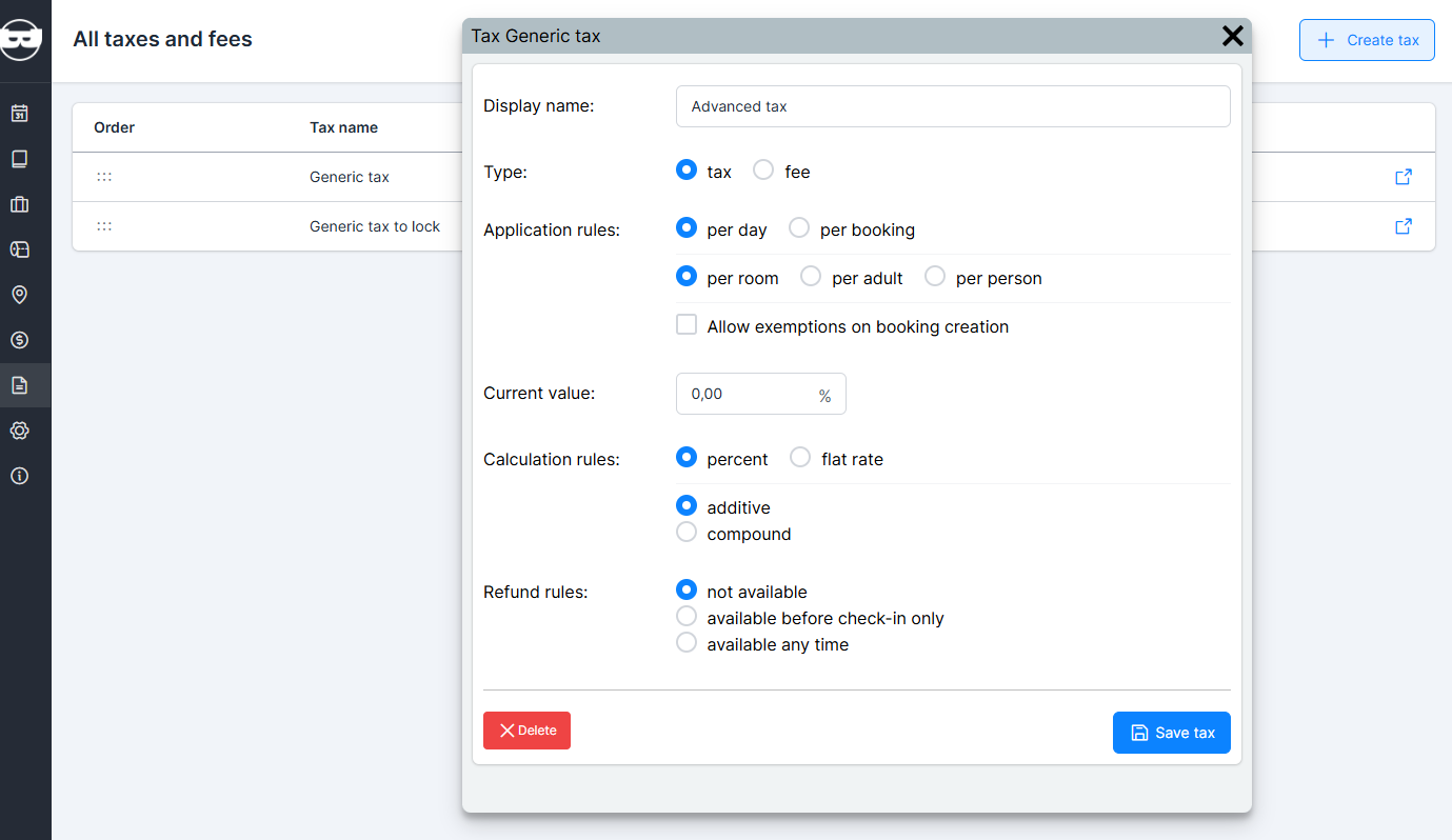 Advanced taxes explained